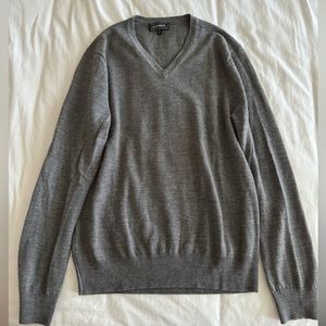 Men's grey sweater